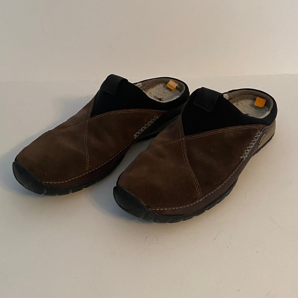 Timberland x SmartWool Suede Power Lounger Clogs EUC